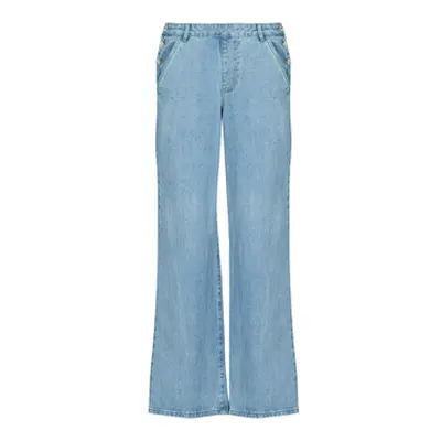 Vila VIASSIA women's Flare / wide jeans in Blue