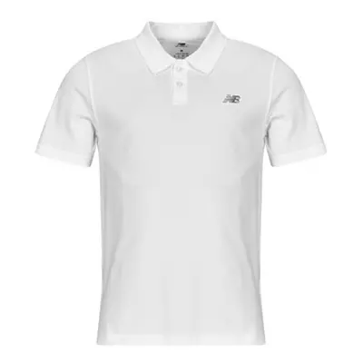 New Balance COTTON PIQUE POLO men's Polo shirt in White