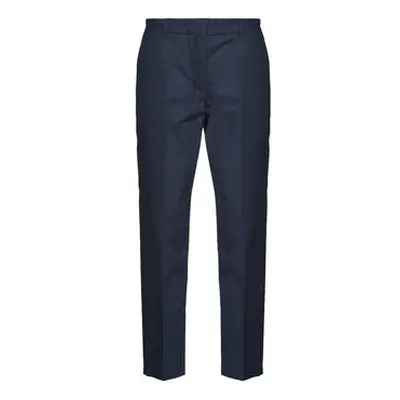 Tommy Hilfiger SLIM STRAIGHT CO CHINO women's Trousers in Marine