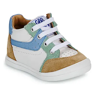 GBB EDSON boys's Children's Shoes (High-top Trainers) in White