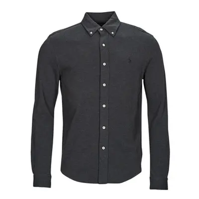 Polo Ralph Lauren CHEMISE AJUSTEE COL BOUTONNE EN POLO FEATHERWEIGHT men's Long sleeved Shirt in