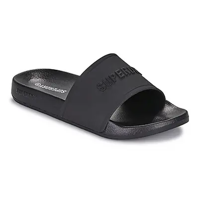 Superdry CLAQUETTE PLAGE LOGO men's Sliders in Black