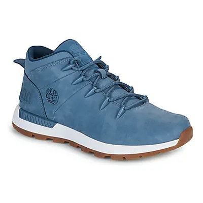 Timberland SPRINT TREKKER MID LEATHER men's Shoes (High-top Trainers) in Blue