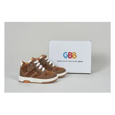 GBB - girls's Children's Shoes (High-top Trainers) in Brown