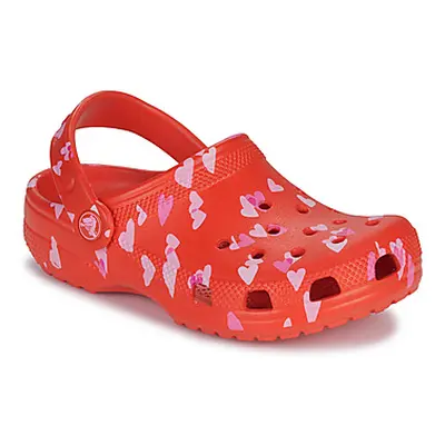 Crocs Classic VDay Clog K girls's Children's Clogs (Shoes) in Red