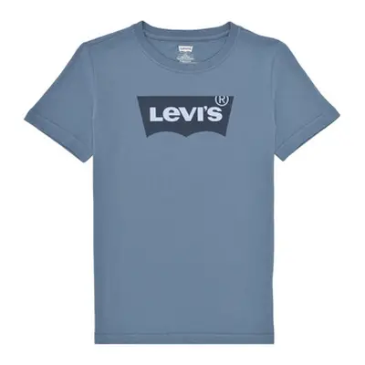 Levis BATWING TEE boys's Children's T shirt in Blue