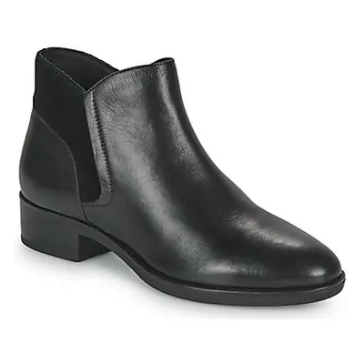 Geox D FELICITY women's Low Ankle Boots in Black