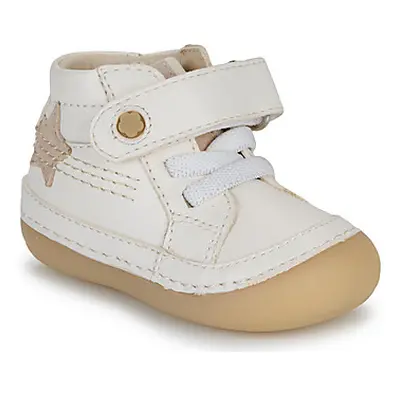 Kickers SOKISTIC girls's Children's Mid Boots in White