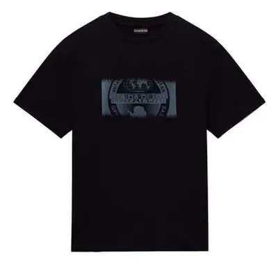 Napapijri S Vanni Graphic T-Shirt Black men's in Black