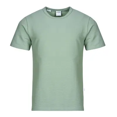 Selected SLHSANDER SEERSUCKER men's T shirt in Green