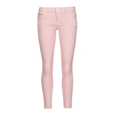 Freeman T.Porter ALEXA CROPPED MAGIC COLOR women's Skinny Jeans in Pink