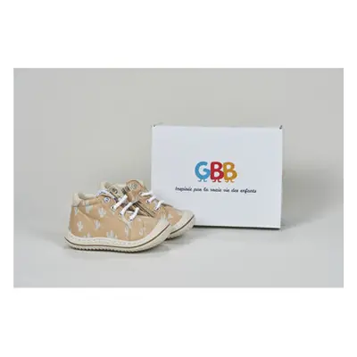 GBB FLEXOO BABY boys's Children's Shoes (High-top Trainers) in Beige