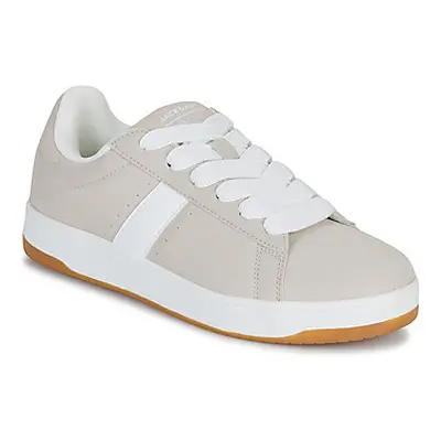 Jack & Jones JFWMILES men's Shoes (Trainers) in Beige