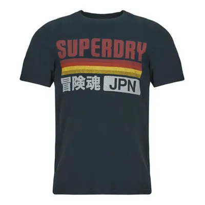 Superdry JAPAN men's T shirt in Marine