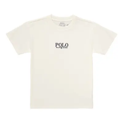 Polo Ralph Lauren SS CN-KNIT SHIRTS-T-SHIRT boys's Children's T shirt in White