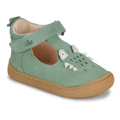 Easy Peasy MY DODU SALOME CROCO boys's Children's Shoes (High-top Trainers) in Green