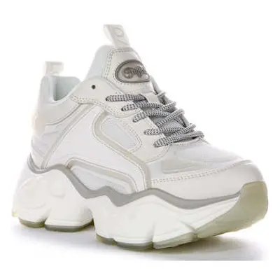 Buffalo Binary Athena women's Shoes (Trainers) in White