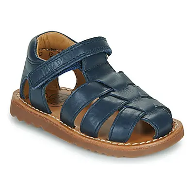 Pom d'Api WAFF PAPY boys's Children's Sandals in Blue