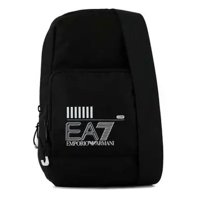 Ea7 Emporio Armani ASV Large Shoulder Bag Black/White men's Messenger bag in Black