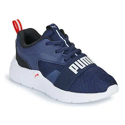 Puma Wired 2 PS boys's Children's Sports Trainers (Shoes) in Blue