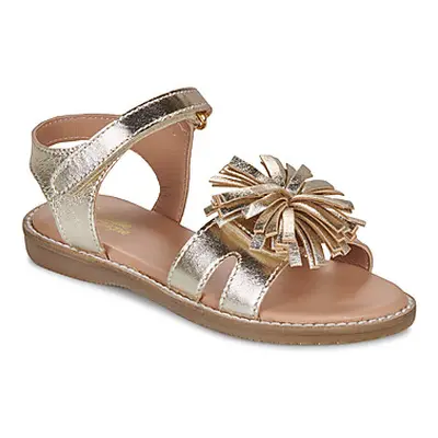 Citrouille et Compagnie PETALE girls's Children's Sandals in Gold