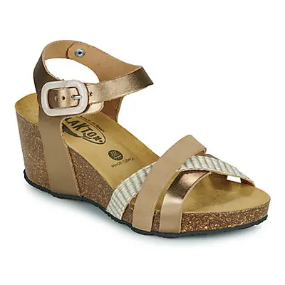 Plakton BRIDGE women's Sandals in Gold