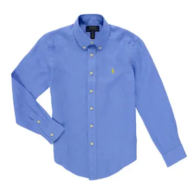 Polo Ralph Lauren CLBDPPC-SHIRTS-SPORT SHIRT boys's Children's Long sleeved Shirt in Blue