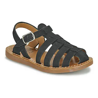 Pom d'Api PLAGE-STITCH DAD boys's Children's Sandals in Blue