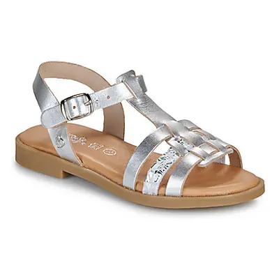 Citrouille et Compagnie TALEAU girls's Children's Sandals in Silver