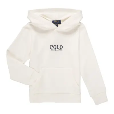 Polo Ralph Lauren PO HOOD-KNIT SHIRTS-SWEATSHIRT boys's Children's sweatshirt in White