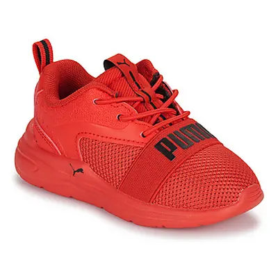 Puma Soft Wired 2 AC Inf boys's Children's Sports Trainers (Shoes) in Red