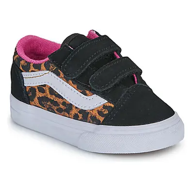 Vans Old Skool V girls's Children's Shoes (Trainers) in Black