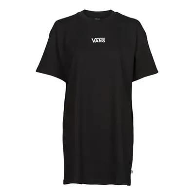 Vans CENTER VEE TEE DRESS women's Dress in Black