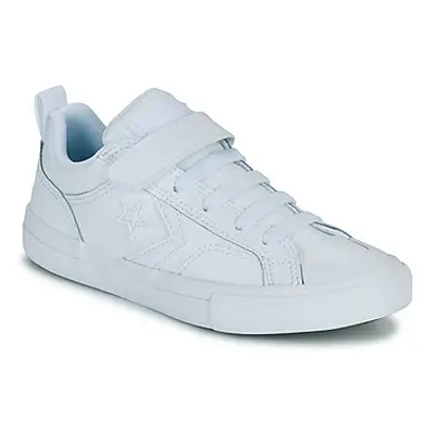 Converse PRO BLAZE STRAP LEATHER boys's Children's Shoes (Trainers) in White