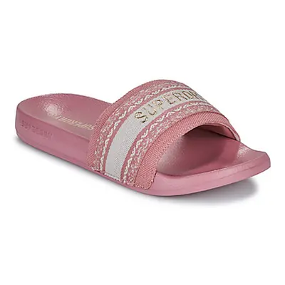 Superdry SANDALE PISCINE INTEREST women's Sliders in Pink