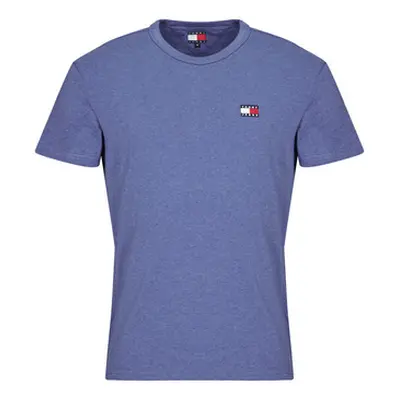 Tommy Jeans TJM REG BADGE TEE EXT men's T shirt in Blue