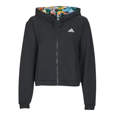 Adidas AOP FZ REG women's Tracksuit jacket in Black