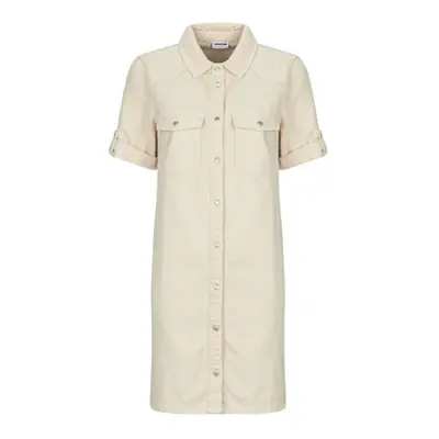 Noisy May NMNEW women's Dress in Beige