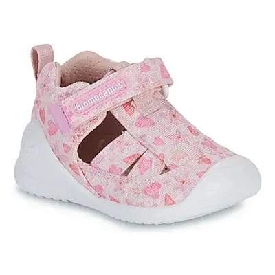 Biomecanics BIAGETO CANVAS girls's Children's Sandals in Pink