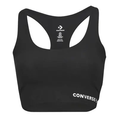 Converse WORDMARK BRA TOP CONVERSE BLACK women's in Black