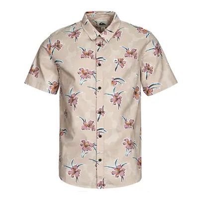 Quiksilver APERO CLASSIC SS men's Short sleeved Shirt in Beige