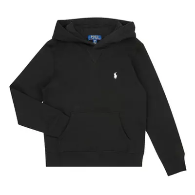 Polo Ralph Lauren LS PO HOOD-TOPS-KNIT girls's Children's Sweatshirt in Black