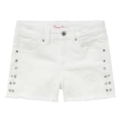 Pepe jeans ELSY girls's Children's shorts in White