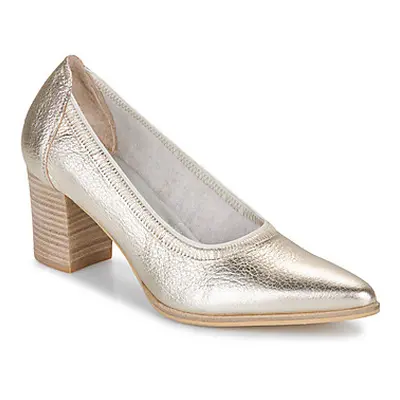 Myma - women's Court Shoes in Gold