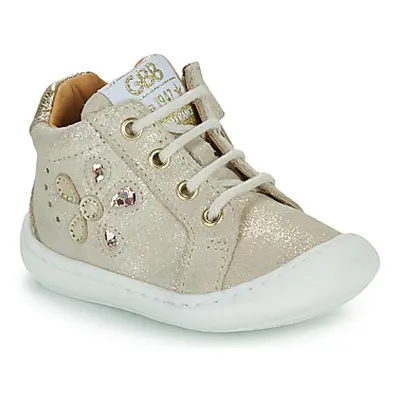 GBB ZAINA girls's Children's Shoes (High-top Trainers) in Beige