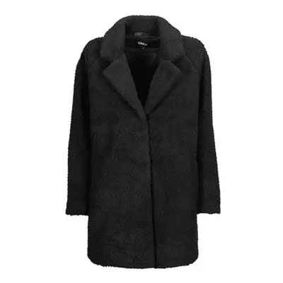 Only ONLNEWAURELIA SHERPA COAT CC OTW women's Coat in Black