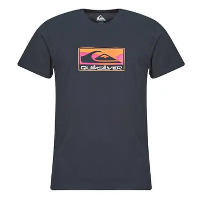 Quiksilver EV GRADIENT BOX SS men's T shirt in Black