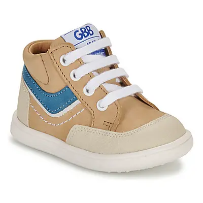 GBB MIRAGE boys's Children's Shoes (High-top Trainers) in Beige