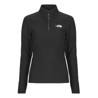 The North Face 100 Glacier 1/4 Zip women's Fleece jacket in Black