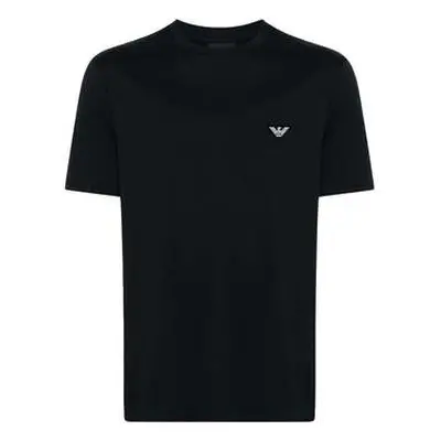 Emporio Armani Beach Crew Neck T-Shirt Black men's in Black